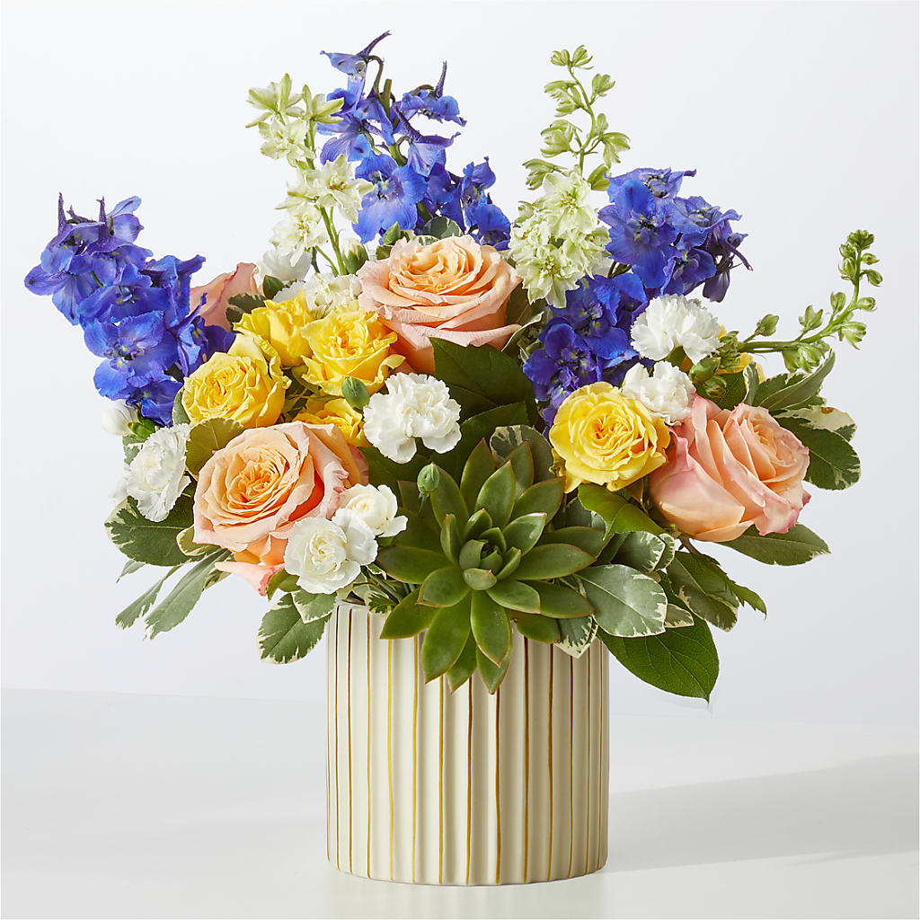 Cobalt Reverie Bouquet – COUNTRY PEDDLER FLORAL & GIFT, Savanna IL