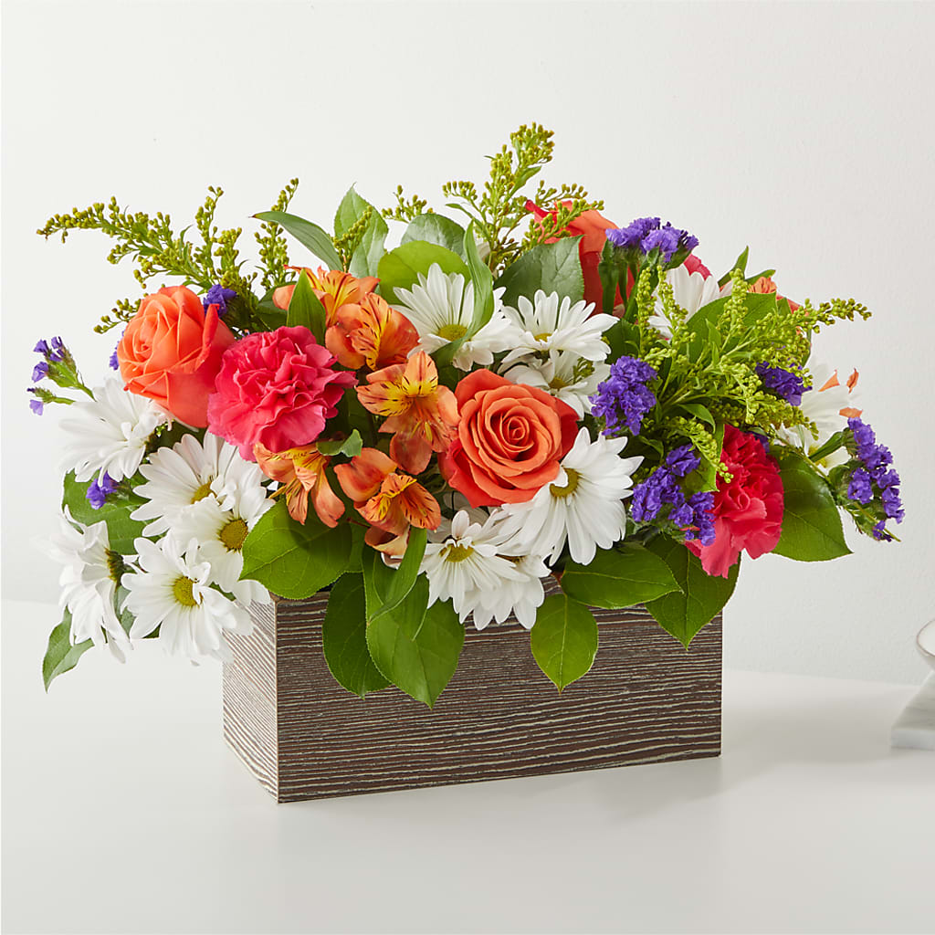 Oopsie Daisy Box Bouquet – COUNTRY PEDDLER FLORAL & GIFT, Savanna IL