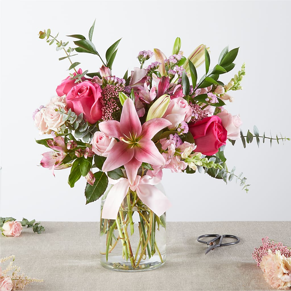 Pink Ribbon - A Florist Original – COUNTRY PEDDLER FLORAL & GIFT, Savanna IL