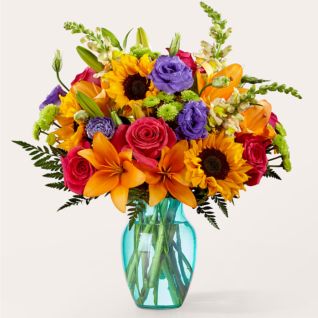Double Rainbow Bouquet – COUNTRY PEDDLER FLORAL & GIFT, Savanna IL