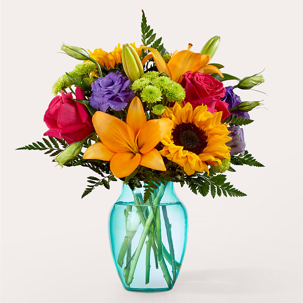 Double Rainbow Bouquet – COUNTRY PEDDLER FLORAL & GIFT, Savanna IL
