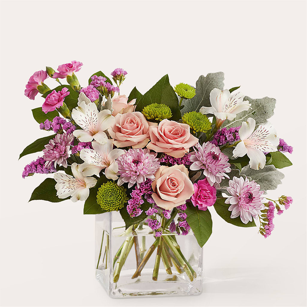 Pink Suede Bouquet – COUNTRY PEDDLER FLORAL & GIFT, Savanna IL