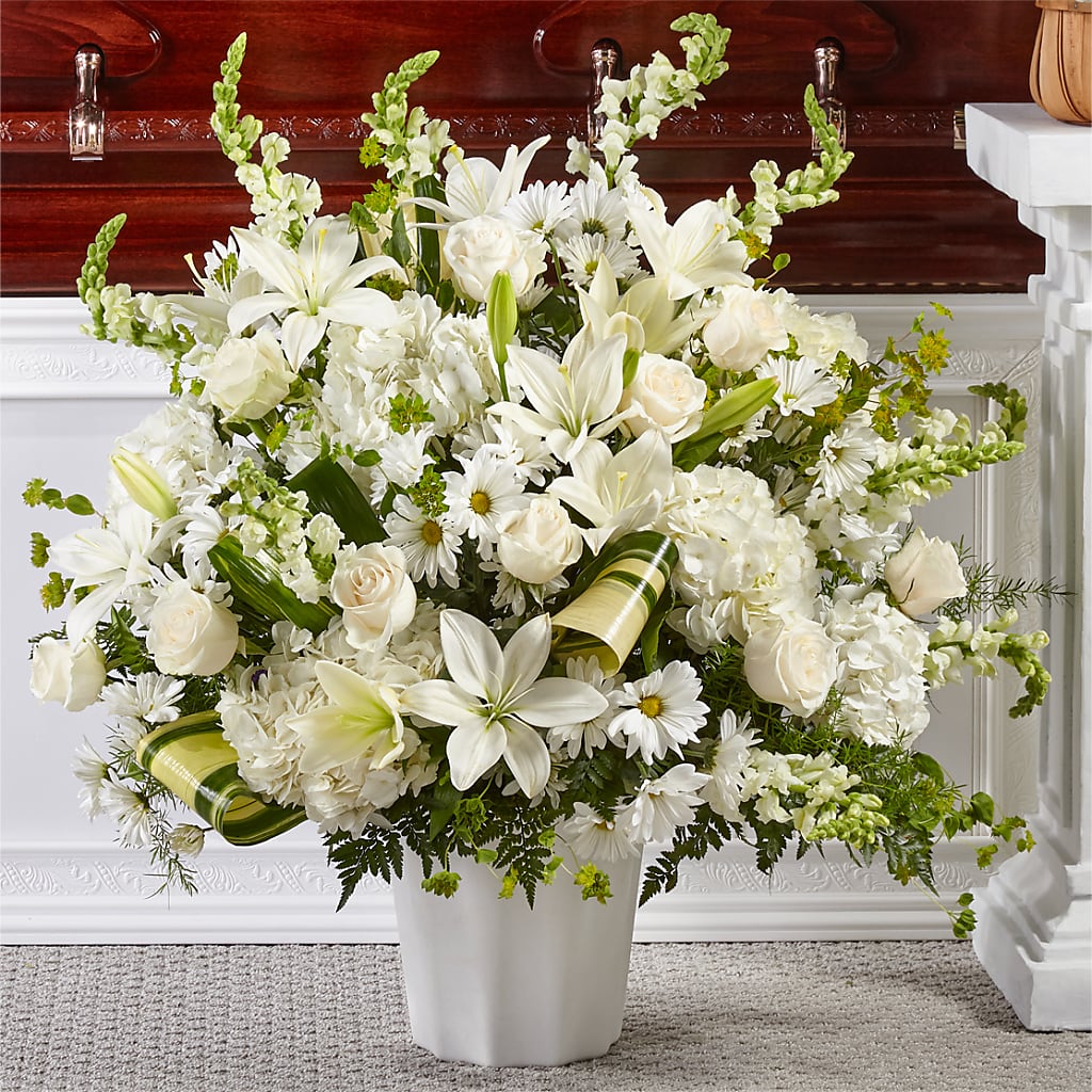 Thoughts of Tranquility Floor Basket – COUNTRY PEDDLER FLORAL & GIFT, Savanna IL