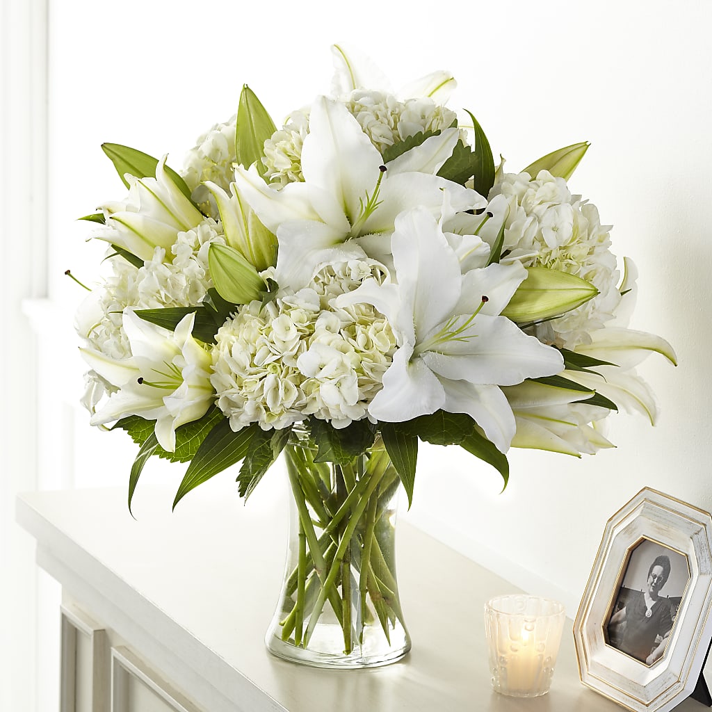Compassionate Lily Bouquet – COUNTRY PEDDLER FLORAL & GIFT, Savanna IL