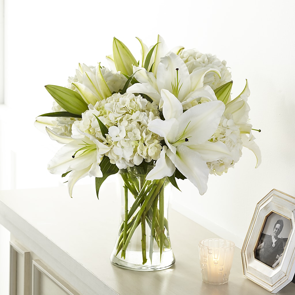 Compassionate Lily Bouquet – COUNTRY PEDDLER FLORAL & GIFT, Savanna IL