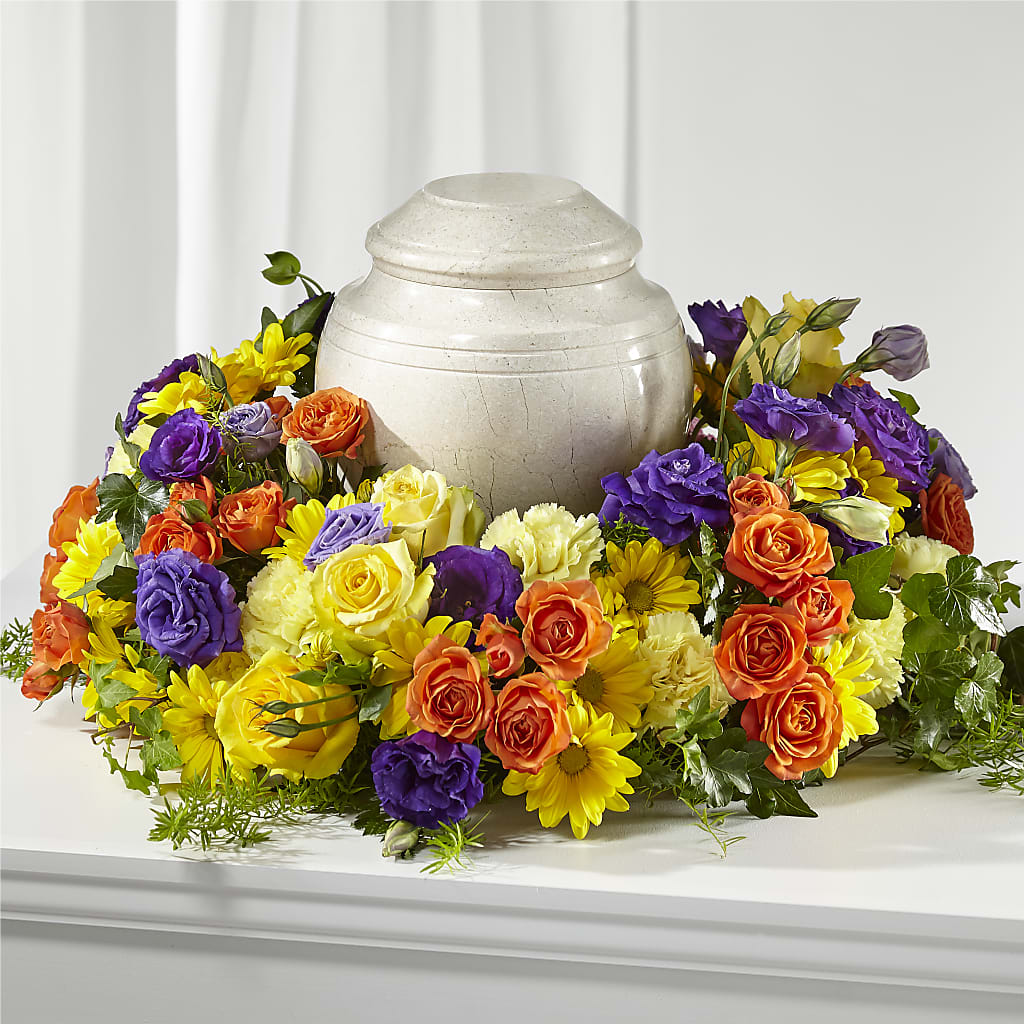 Blossoms of Remembrance Cremation Adornment – COUNTRY PEDDLER FLORAL & GIFT, Savanna IL