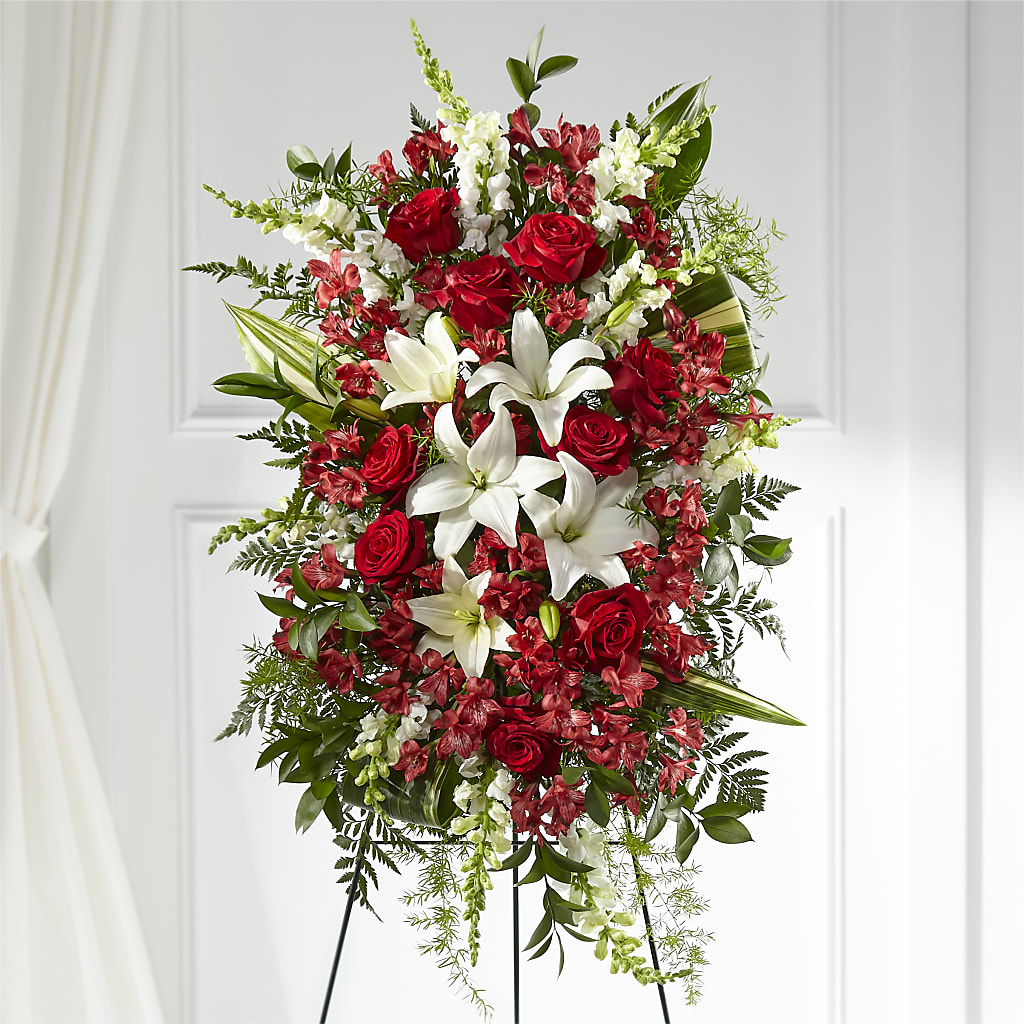 Everlasting Memory Standing Spray – COUNTRY PEDDLER FLORAL & GIFT, Savanna IL