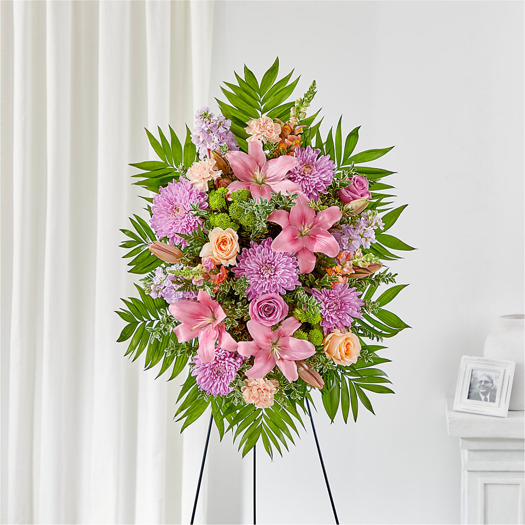Love & Light Standing Spray – COUNTRY PEDDLER FLORAL & GIFT, Savanna IL