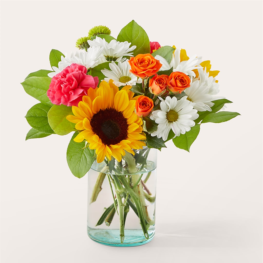 Sun-drenched Blooms Bouquet – COUNTRY PEDDLER FLORAL & GIFT, Savanna IL