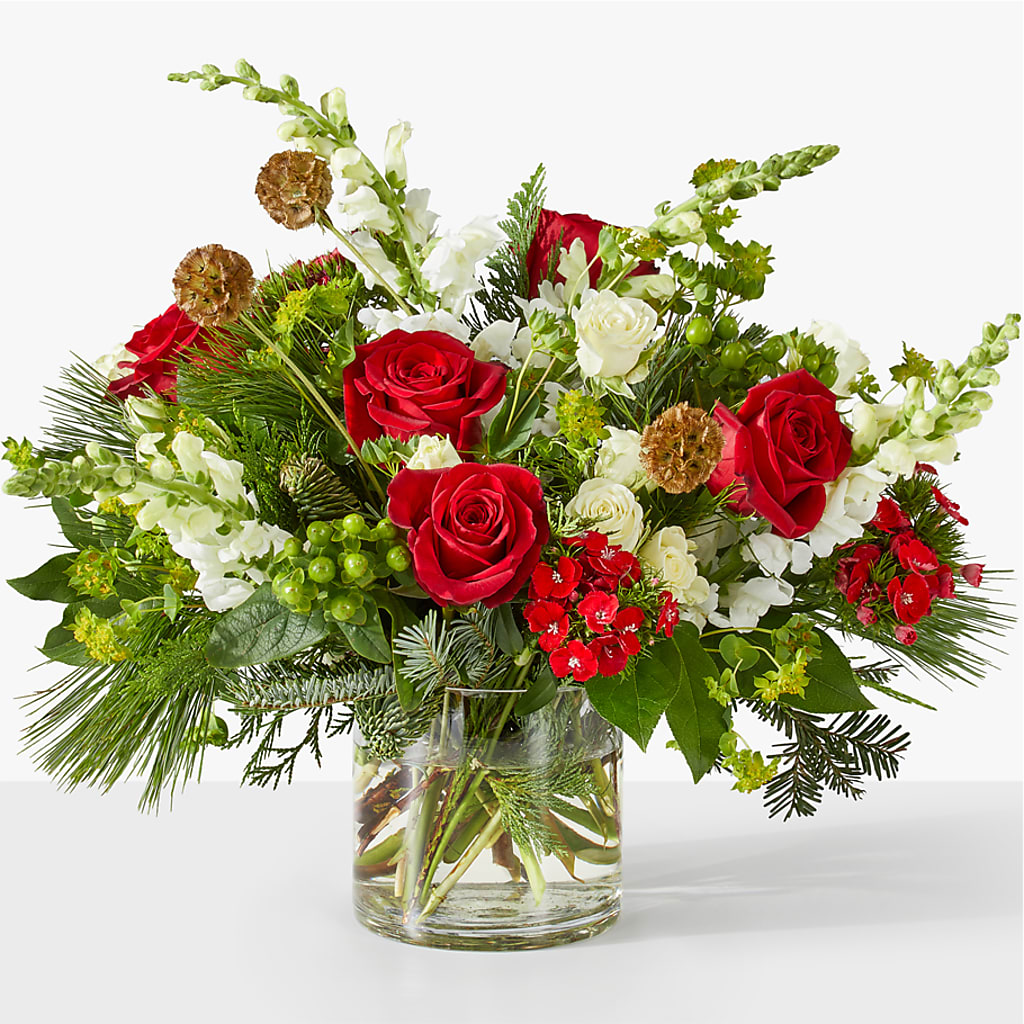 Deck the Halls Bouquet – COUNTRY PEDDLER FLORAL & GIFT, Savanna IL