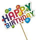 Happy Birthday Pick – COUNTRY PEDDLER FLORAL & GIFT, Savanna IL