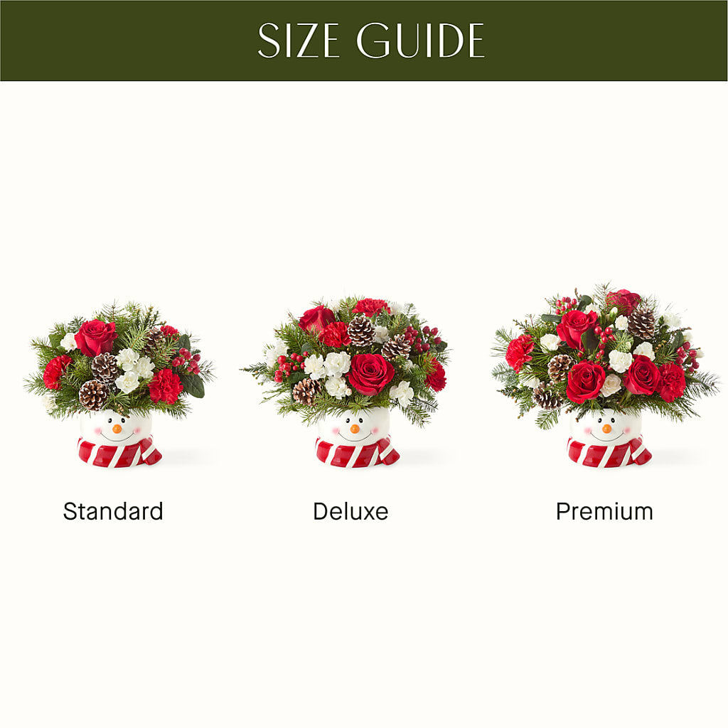 Jolly Snowman Bouquet – COUNTRY PEDDLER FLORAL & GIFT, Savanna IL