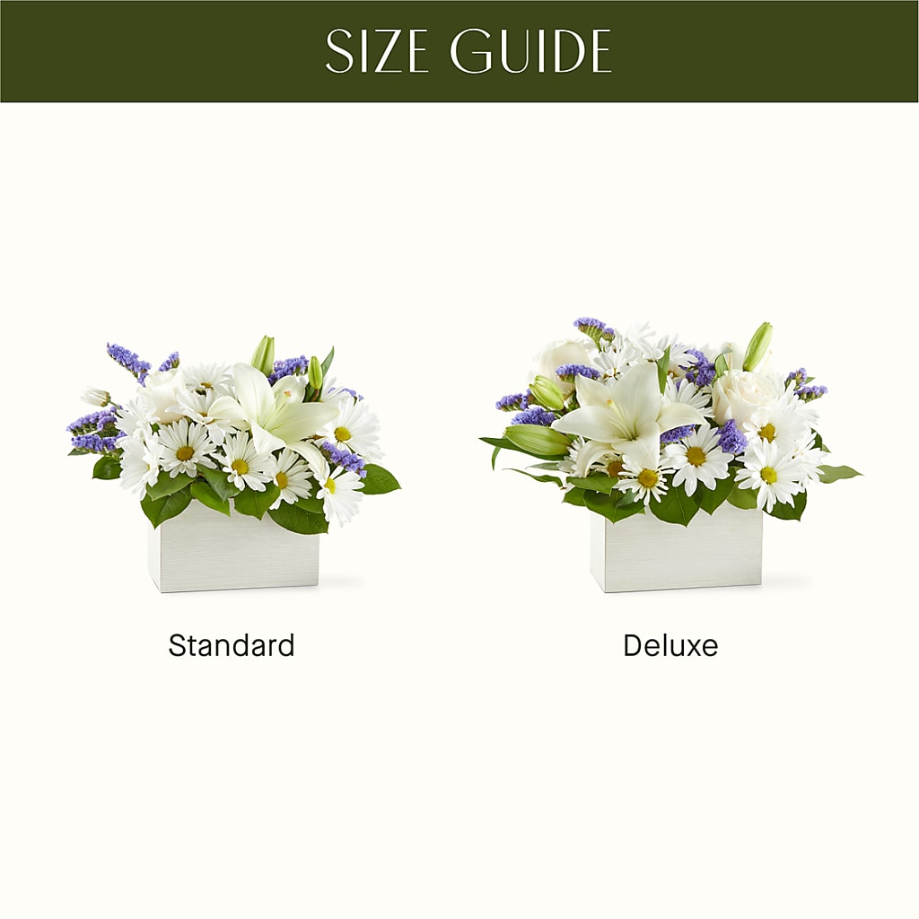 Beyond Blue Box Bouquet – COUNTRY PEDDLER FLORAL & GIFT, Savanna IL
