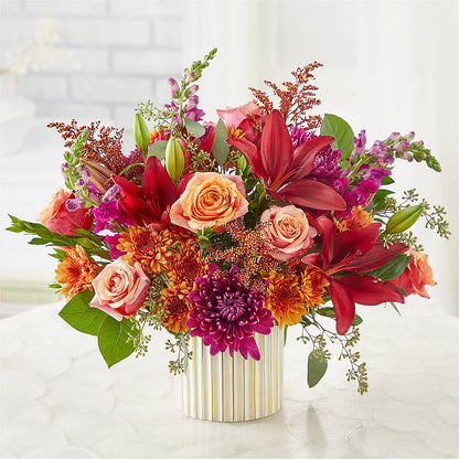 Burgundy Landscape Bouquet – COUNTRY PEDDLER FLORAL & GIFT, Savanna IL