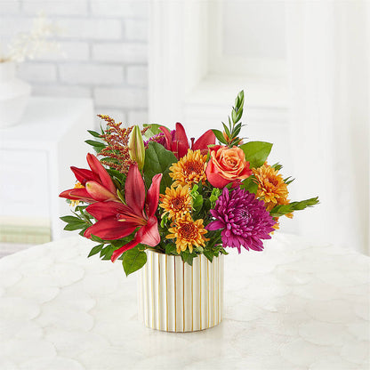 Burgundy Landscape Bouquet – COUNTRY PEDDLER FLORAL & GIFT, Savanna IL