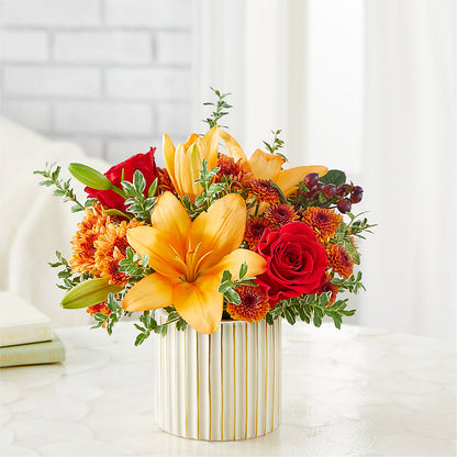 Scarlet Skies Bouquet – COUNTRY PEDDLER FLORAL & GIFT, Savanna IL