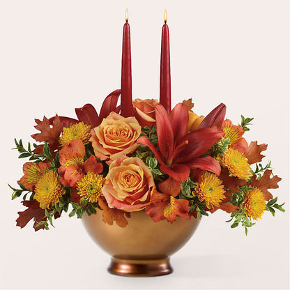Harvest Table Centerpiece – COUNTRY PEDDLER FLORAL & GIFT, Savanna IL