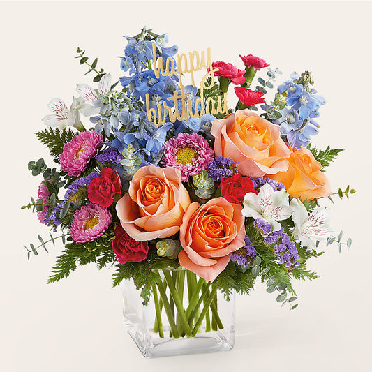 Birthday Bash Bouquet – COUNTRY PEDDLER FLORAL & GIFT, Savanna IL