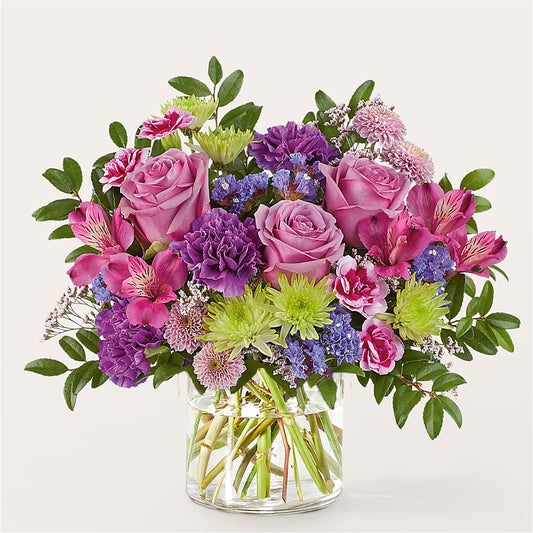 Glass Half Full Bouquet – COUNTRY PEDDLER FLORAL & GIFT, Savanna IL