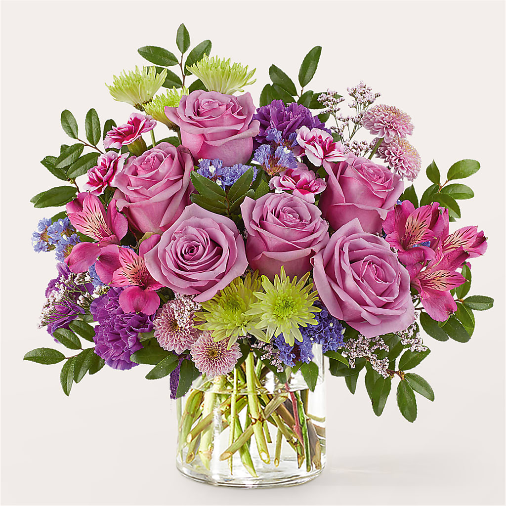 Glass Half Full Bouquet – COUNTRY PEDDLER FLORAL & GIFT, Savanna IL