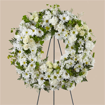 Faithful Wishes Wreath – COUNTRY PEDDLER FLORAL & GIFT, Savanna IL