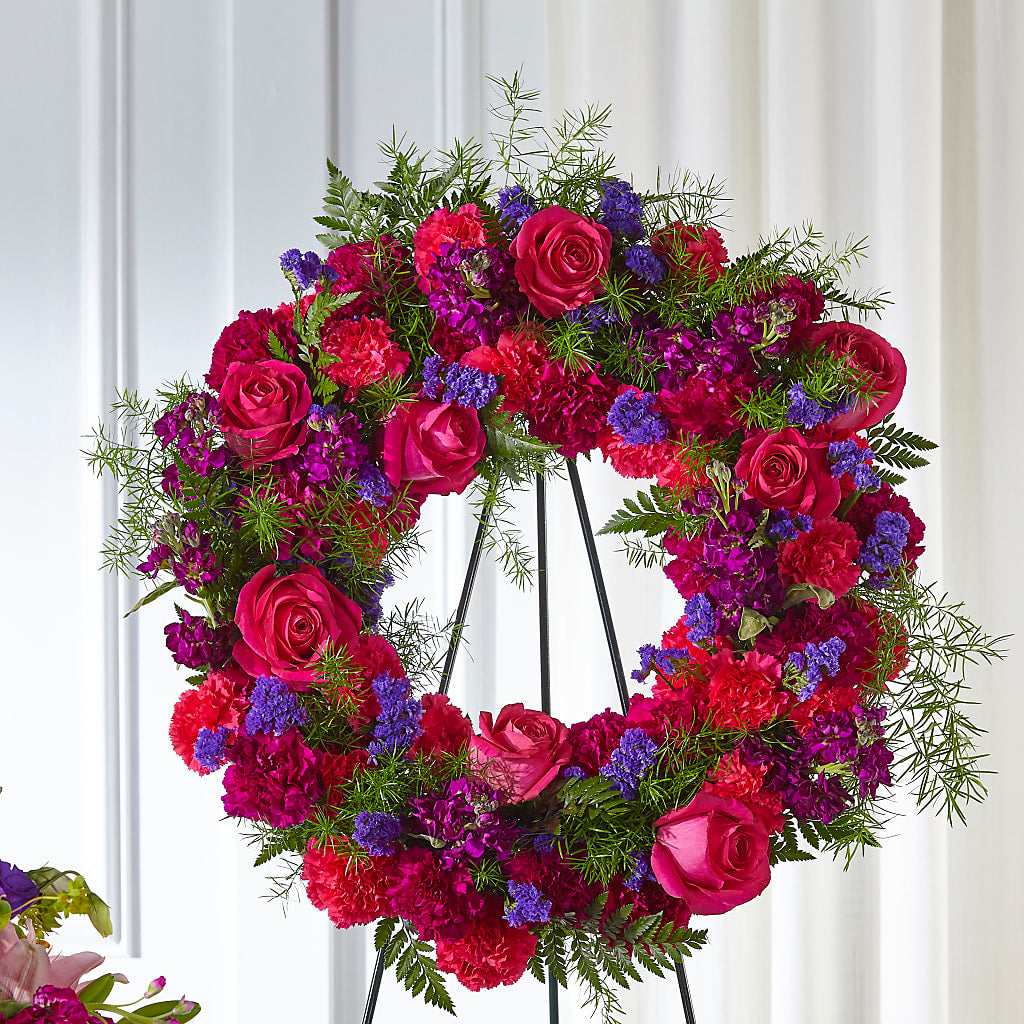 Calming Colors Wreath – COUNTRY PEDDLER FLORAL & GIFT, Savanna IL