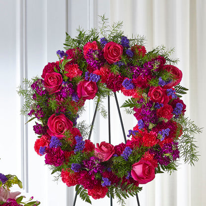 Calming Colors Wreath – COUNTRY PEDDLER FLORAL & GIFT, Savanna IL