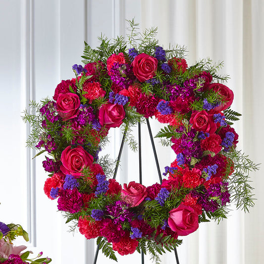 Calming Colors Wreath – COUNTRY PEDDLER FLORAL & GIFT, Savanna IL