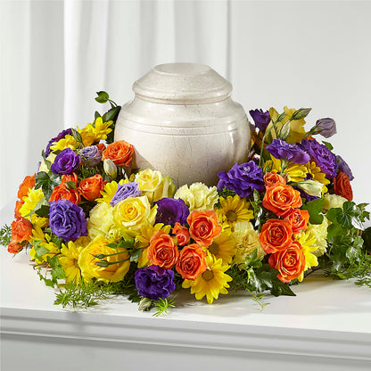 Blossoms of Remembrance Cremation Adornment – COUNTRY PEDDLER FLORAL & GIFT, Savanna IL