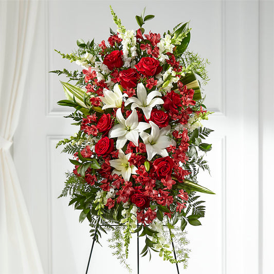 Everlasting Memory Standing Spray – COUNTRY PEDDLER FLORAL & GIFT, Savanna IL