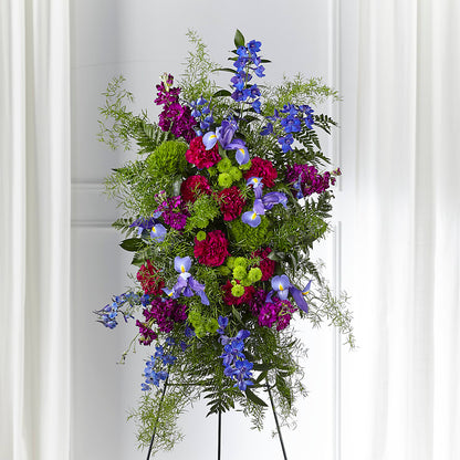 Heavenly Skies Standing Spray – COUNTRY PEDDLER FLORAL & GIFT, Savanna IL