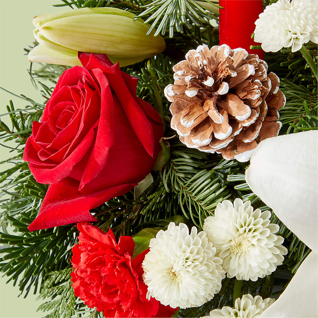 Seasonal Festivities Centerpiece – COUNTRY PEDDLER FLORAL & GIFT, Savanna IL
