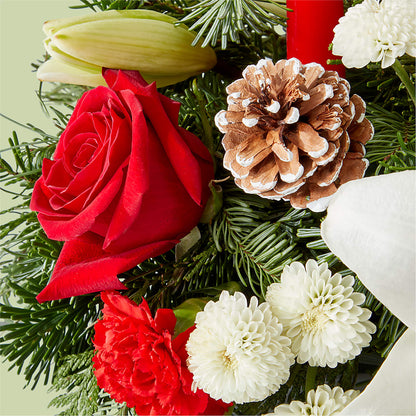 Seasonal Festivities Centerpiece – COUNTRY PEDDLER FLORAL & GIFT, Savanna IL