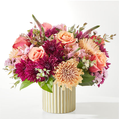 Berry Cobbler Bouquet with Ivory Vase – COUNTRY PEDDLER FLORAL & GIFT, Savanna IL