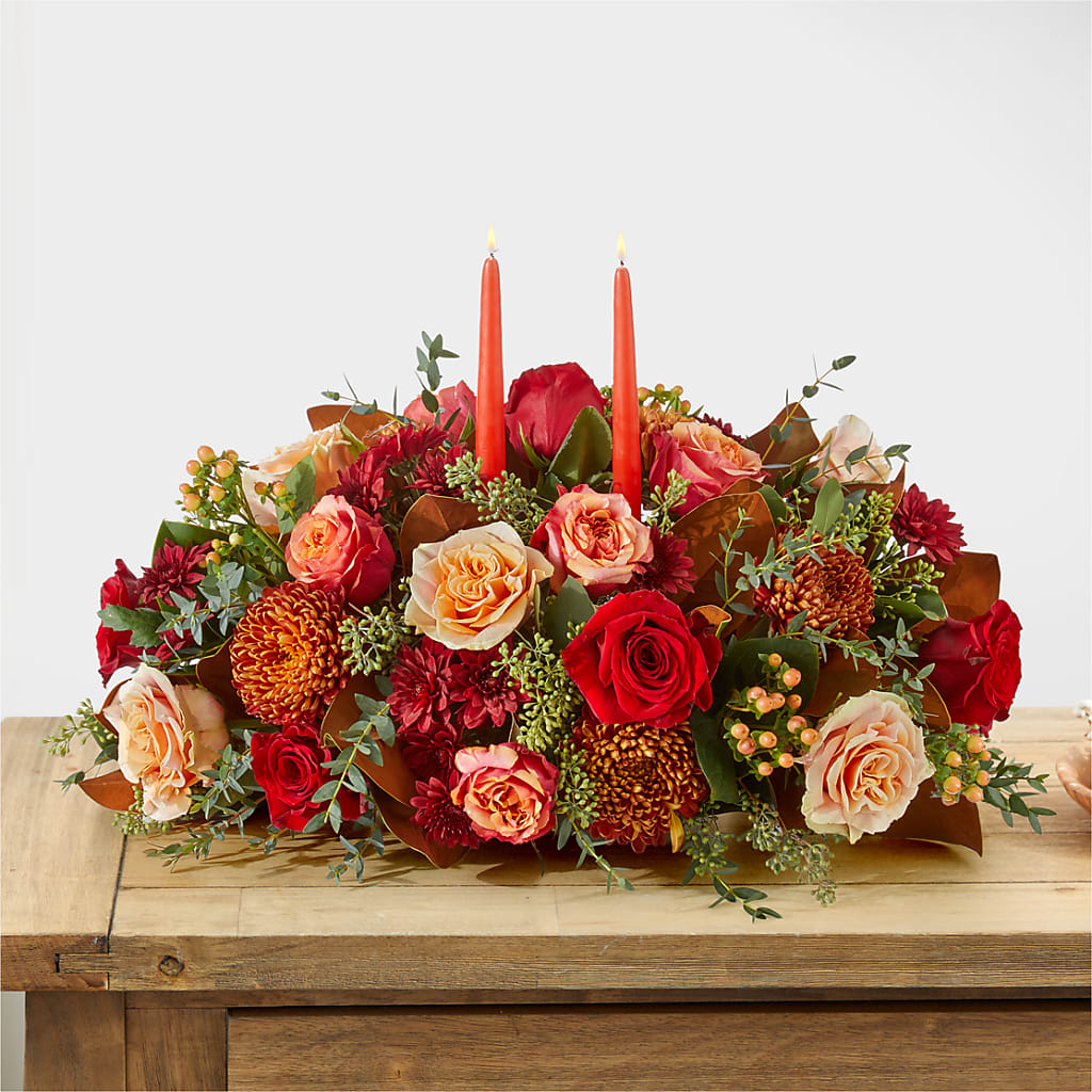 Gather Near Centerpiece – COUNTRY PEDDLER FLORAL & GIFT, Savanna IL