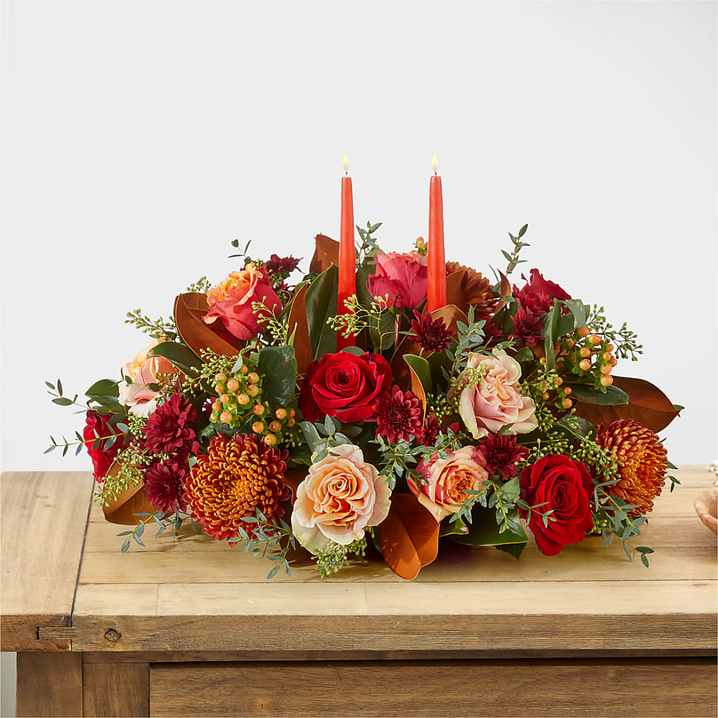Gather Near Centerpiece – COUNTRY PEDDLER FLORAL & GIFT, Savanna IL